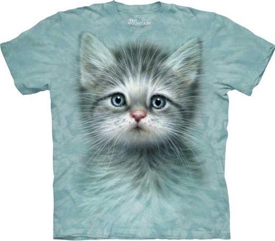 KIDS T-shirt Blue Eyed Kitten L