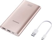 Samsung Powerbank 10.000 mAh 2x USB - Snellader - (MicroUSB) Pink