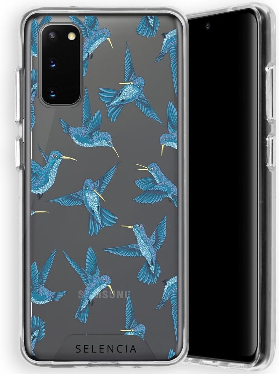 Selencia Zarya Fashion Extra Beschermende Backcover Samsung Galaxy S20 hoesje - Birds