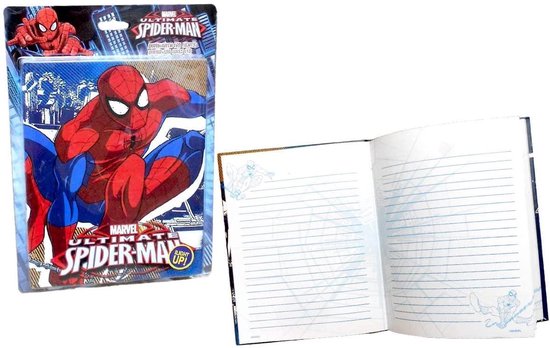 Marvel Schoolagenda Spider-man 17 X 22 Cm Papier Rood/blauw