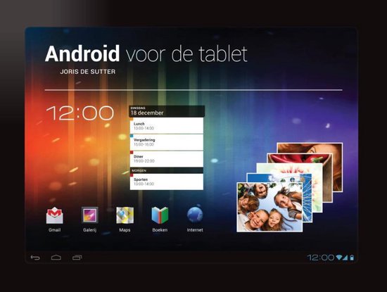 Cover van het boek 'Android - voor de tablet' van Joris de Sutter