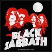 Black Sabbath Patch Red Portraits Zwart