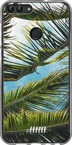 Huawei P Smart (2018) Hoesje Transparant TPU Case - Palms #ffffff