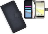 HTC Desire 650 smartphone hoesje wallet book style case zwart