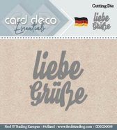 Card Deco Mal - Liebe Gr�sse
