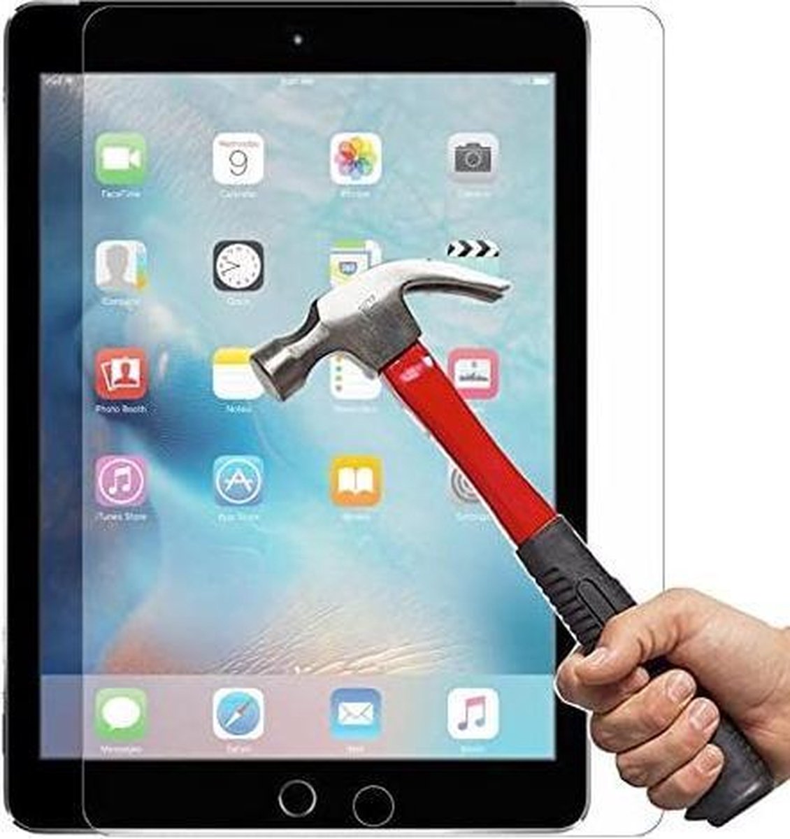 Screenprotector Glas Tempered 2 pack Geschikt Voor: iPad Mini 1 2 en 3 - 0.3mm HD clarity Hardness Glass