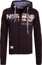 Geographical Norway Vest Zwart Gisland - XXL