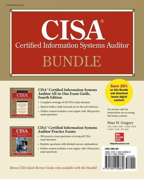 CISA Certified Information Systems Auditor Bundle - cover