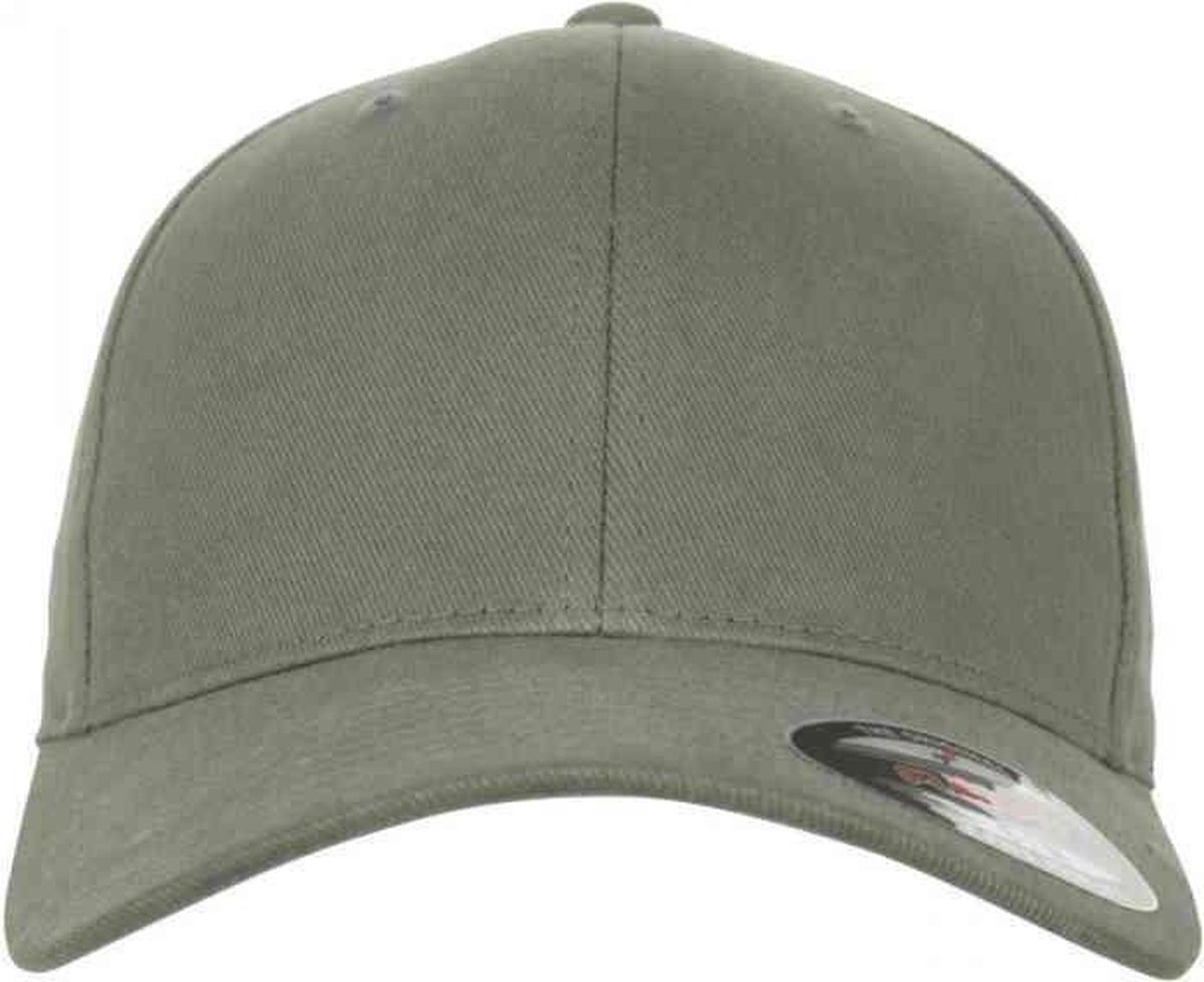 Urban Classics Brushed Twill Flexfit pet Groen