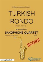 Turkish Rondo - Saxophone Quartet SCORE