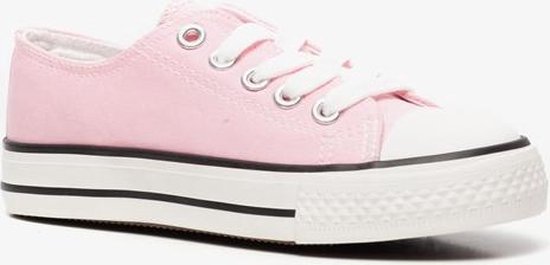 Canvas kinder gympen - Roze - Maat 26 | bol.com