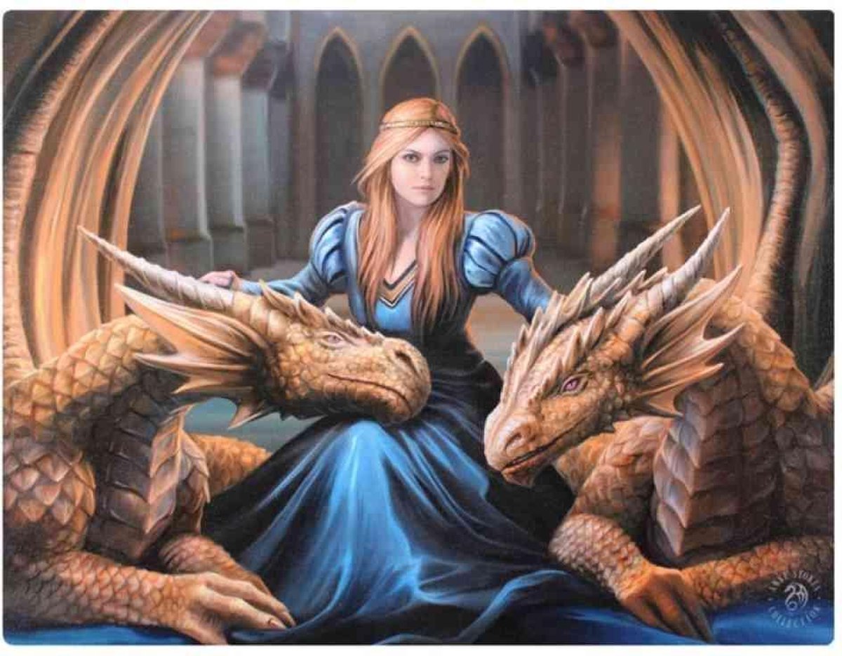 Canvas - Fierce Loyalty - Anne Stokes