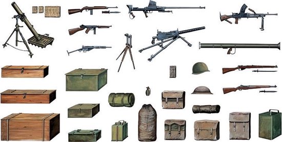 ITALERI 407 1/35 Accessories Allied Army