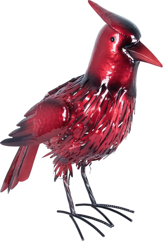 Luxform Tuinlamp Red Bird Solar 6lm 54 X 17 X 49 Cm Staal Rood