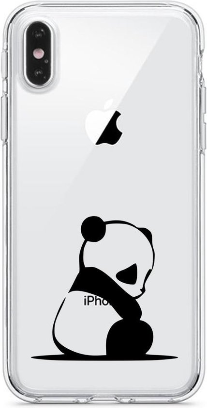 Coque Apple iPhone XS Max Silicone Panda Transparent | bol