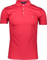 Polo Ralph Lauren  Polo Rood Rood Getailleerd - Maat S - Heren - Lente/Zomer Collectie - Katoen