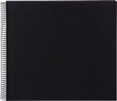 Goldbuch - Spiralalbum Linen with black sheets