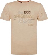 Heren T-shirt Loosduinen - Zacht taupe