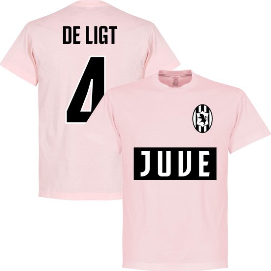 Juventus de Ligt 4 Team T-Shirt - Roze - XXL | bol.com