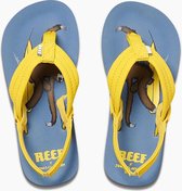 Reef Slippers Jonas Claesson Lil Ahi Surfing Sloth Blauw Maat:23/24 (US 7/8)