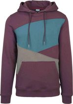 Urban Classics Hoodie/trui -S- Zig Zag Rood