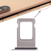 Dubbel SIM-kaartvak voor iPhone XS Max (dubbele simkaart) (wit)