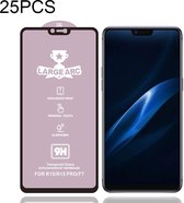 Voor OPPO R15 Pro 25 PCS 9H HD High Alumina Full Screen gehard glasfilm