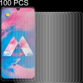 100 STUKS 0.26mm 9H 2.5D gehard glasfilm voor Galaxy M30