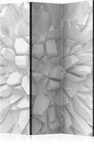 Kamerscherm - Scheidingswand - Vouwscherm - White dahlia [Room Dividers] 135x172 - Artgeist Vouwscherm