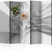 Kamerscherm - Scheidingswand - Vouwscherm - Flowers for Modernity II [Room Dividers] 225x172 - Artgeist Vouwscherm