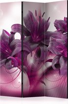 Kamerscherm - Scheidingswand - Vouwscherm - The Purple Flame [Room Dividers] 135x172 - Artgeist Vouwscherm
