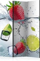 Kamerscherm - Scheidingswand - Vouwscherm - Fruit cocktail [Room Dividers] 135x172 - Artgeist Vouwscherm