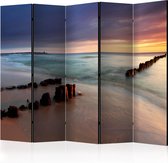 Kamerscherm - Scheidingswand - Vouwscherm - beach - sunrise II [Room Dividers] 225x172 - Artgeist Vouwscherm