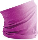 Multifunctionele morf sjaal roze met geometrische print - Voor volwassen - Gezichts bedekkers - Maskers voor mond - Windvangers - Gezichtsmasker