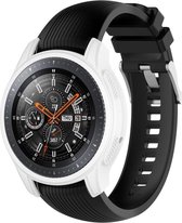 Samsung Galaxy Watch 46MM / Gear S3 Hoesje Flexibel Siliconen Wit