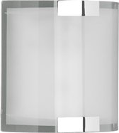 LED Wandlamp - Wandverlichting - Trion Derbio - E14 Fitting - Rechthoek - Mat Chroom - Aluminium - BES LED