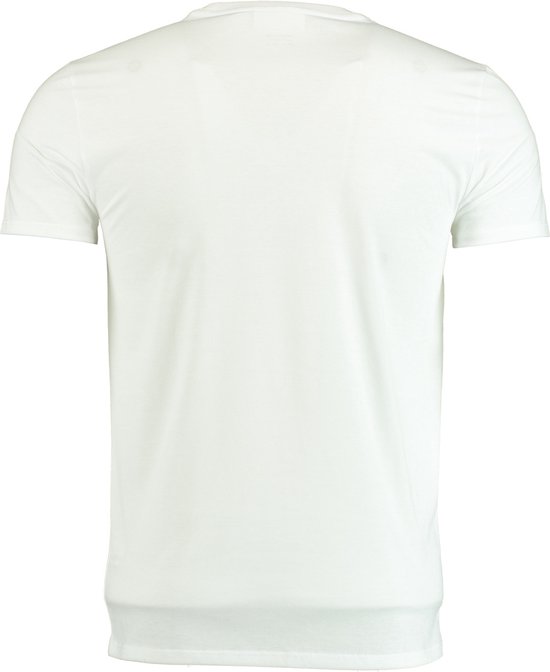 Lacoste Heren T-shirt - White - Maat M