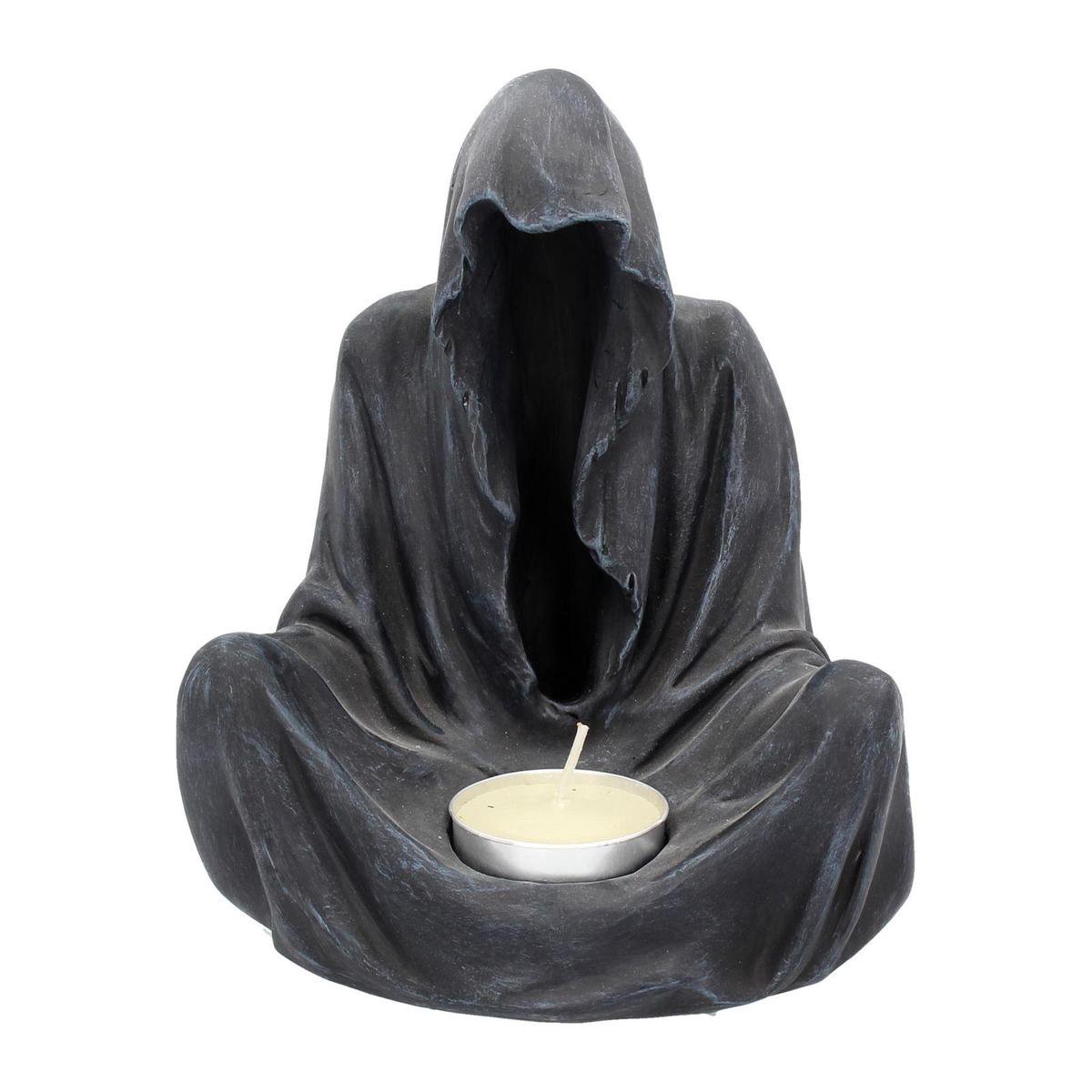 Nemesis Now Final Flame, sitting reaper Theelichthouder - Zwart