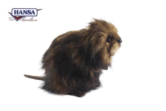 Foto: Hansa pluche muskusrat knuffel 22 cm