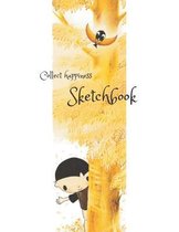 Collect happiness sketchbook (Hand drawn illustration cover vol .13 )(8.5*11) (100 pages) for Drawing, Writing, Painting, Sketching or Doodling