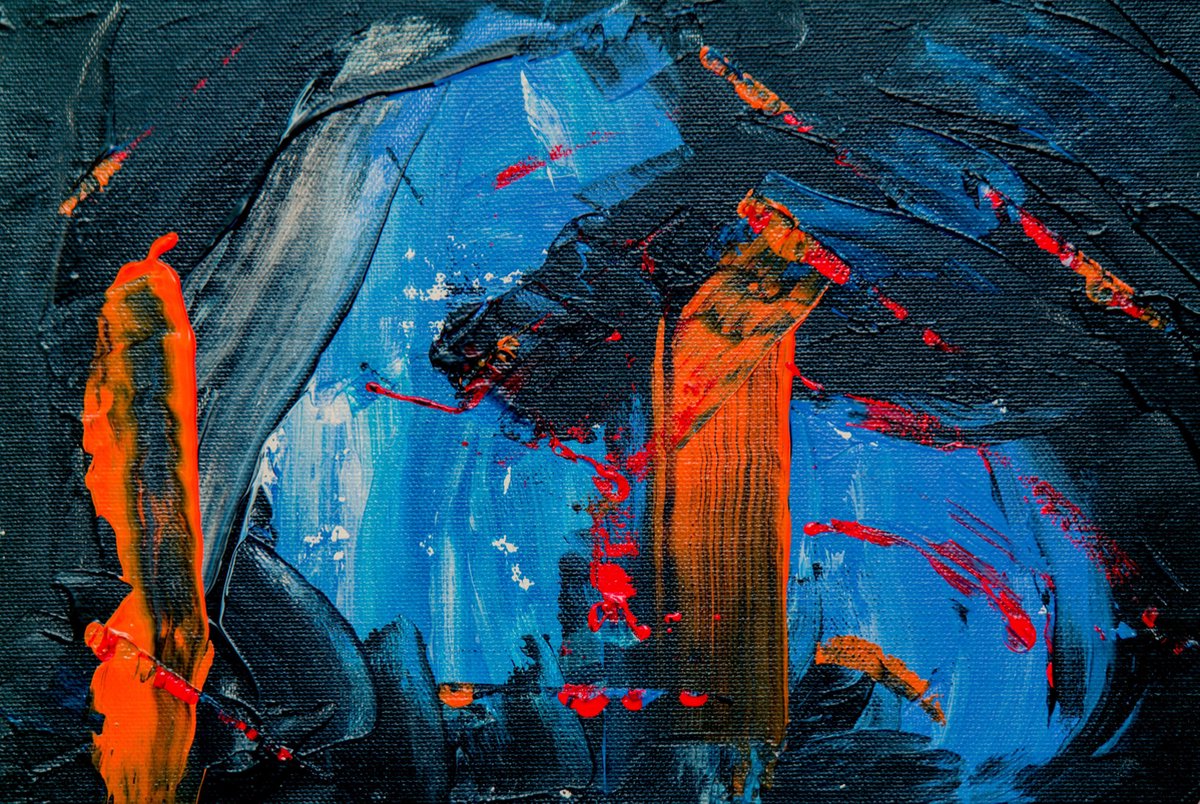 Canvasvooraandemuur.nl Abstract canvas voor aan de muur Multi