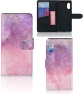 Telefoonhoesje Samsung Xcover Pro Leuk Telefoonhoesje Pink Purple Paint