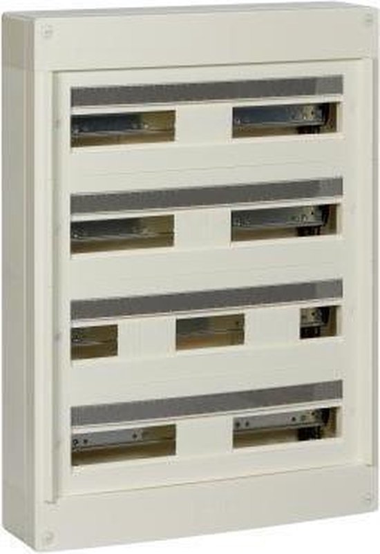 Kast Module 24 BOXPLUS kast 24 modules 4R zonder deur opbouw | bol.com