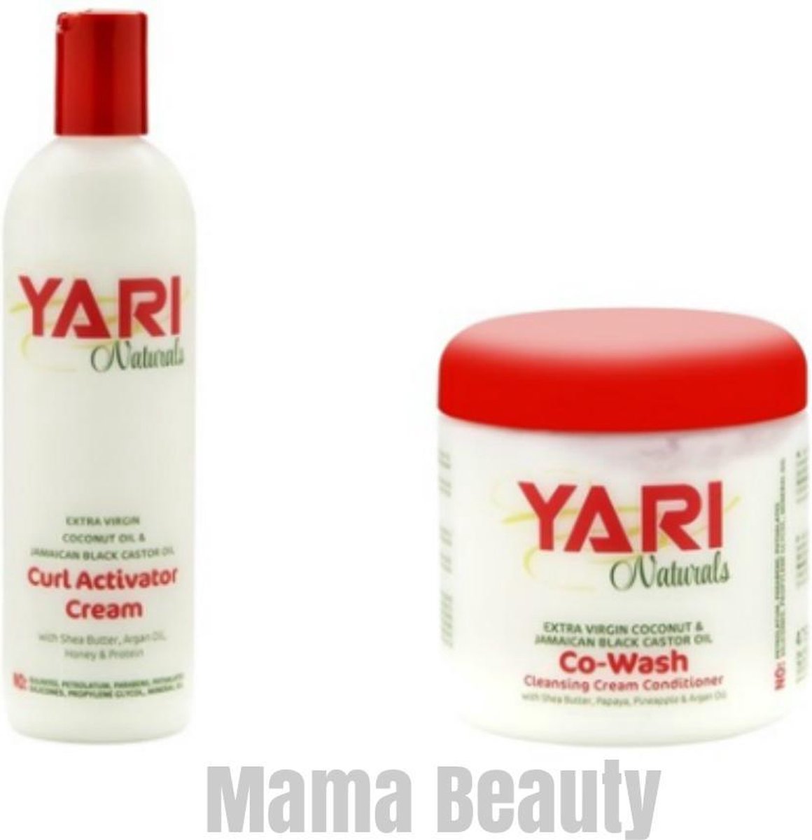 Yari Naturals Co-Wash + Naturals Curl Activator Cream set