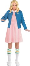 Amscan Verkleedset Schoolmeisje Dames Polyester Roze/blauw Maat M