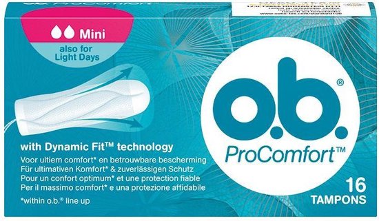 OB Tampons Mini Profcomfort 16 stuks | bol.com