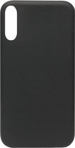 ADEL Premium Siliconen Back Cover Softcase Hoesje Geschikt voor Samsung Galaxy A50(s)/ A30s - Zwart