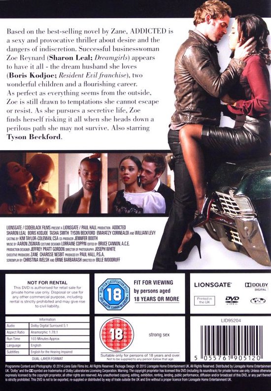 Addicted (2014) (Dvd), Sharon Leal Dvd's bol