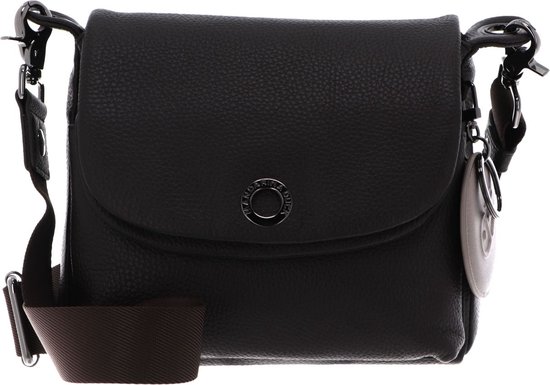 Sac Bandoulière MANDARINA DUCK Mellow Leather - Noir (Nero), 100% Cuir, Neuf Avec étiquettes