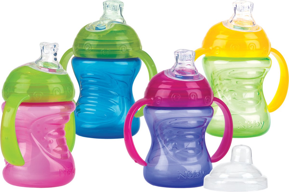 Nuby Swirl Antilekbeker 6m